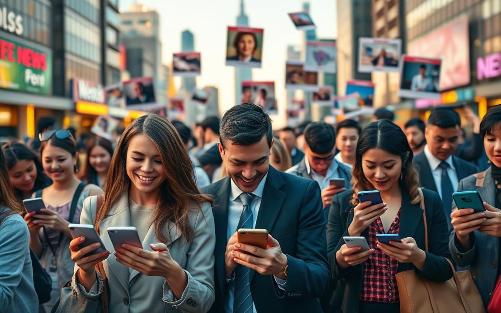 notícias virais nas redes sociais