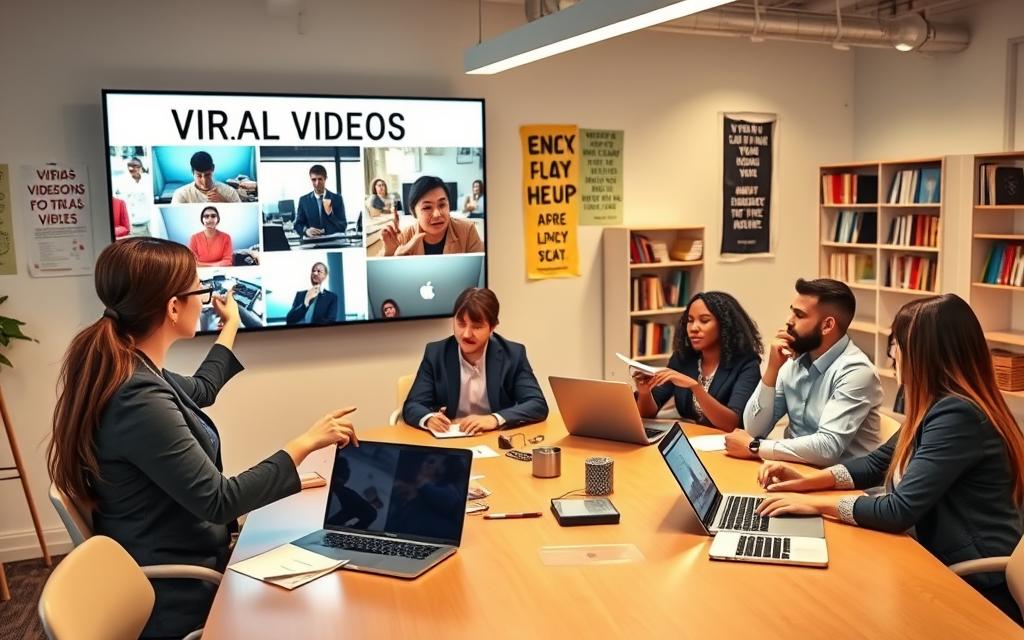 contexto de vídeos virais